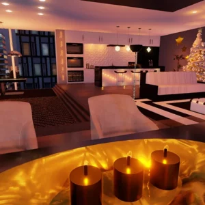 MODERN CHRISTMAS APARTMENT ON THE BRIDGE BY PaulaDesyne