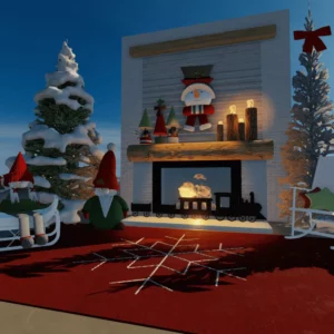 3 Christmas Fireplace kits by Jade …