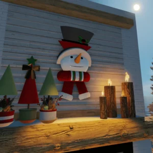 3 Christmas Fireplace kits by Jade …