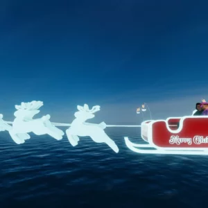 Santa’s sleigh by alexander