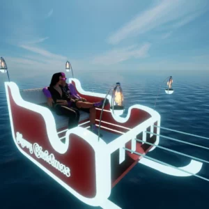 Santa’s sleigh by alexander