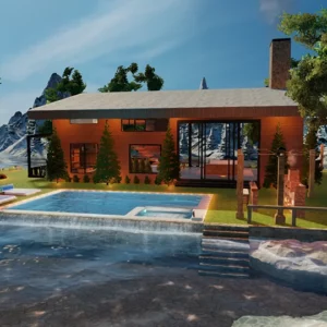 LUXURY CHRISTMAS CABIN EDITION BY PauDesyne