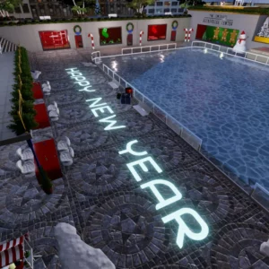 Rockefeller Center New Year by Vaper