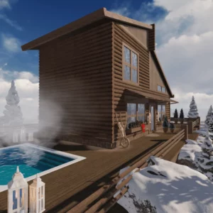 Christmas Chalet by Jade Caramel