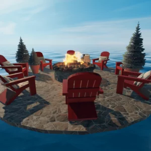 Christmas Patio by Jade Caramel