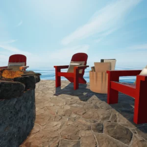 Christmas Patio by Jade Caramel