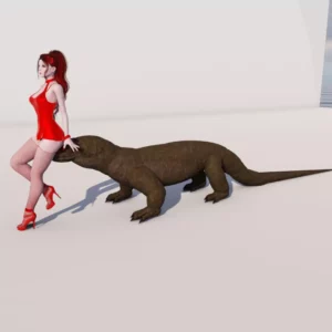 Komodo dragon by Queen…