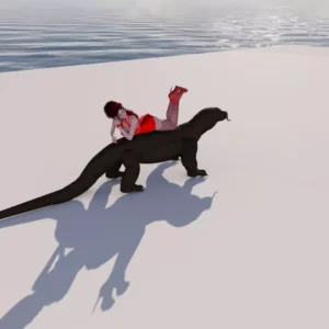 Komodo dragon by Queen…