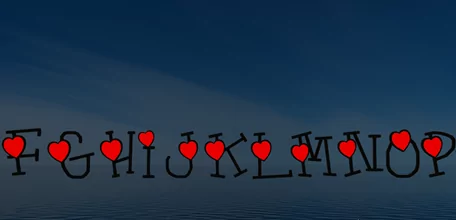 FONT HEART