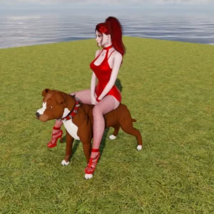 Pit bull Dog by Queen…