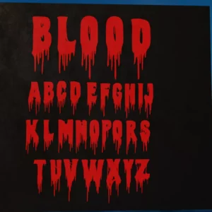 fonts blood by alexander…