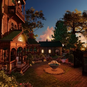 Victorian Hallow Mansion Vampire…