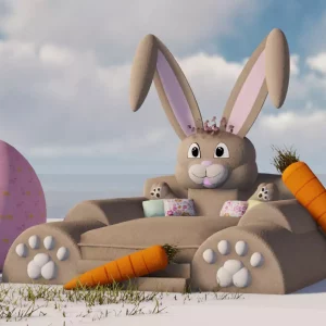 Cute Bunny Bed