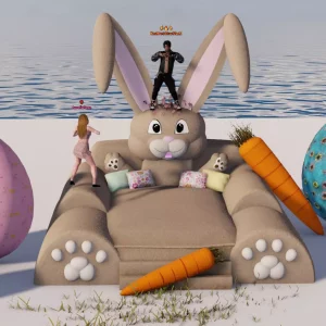 Cute Bunny Bed