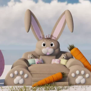 Cute Bunny Bed