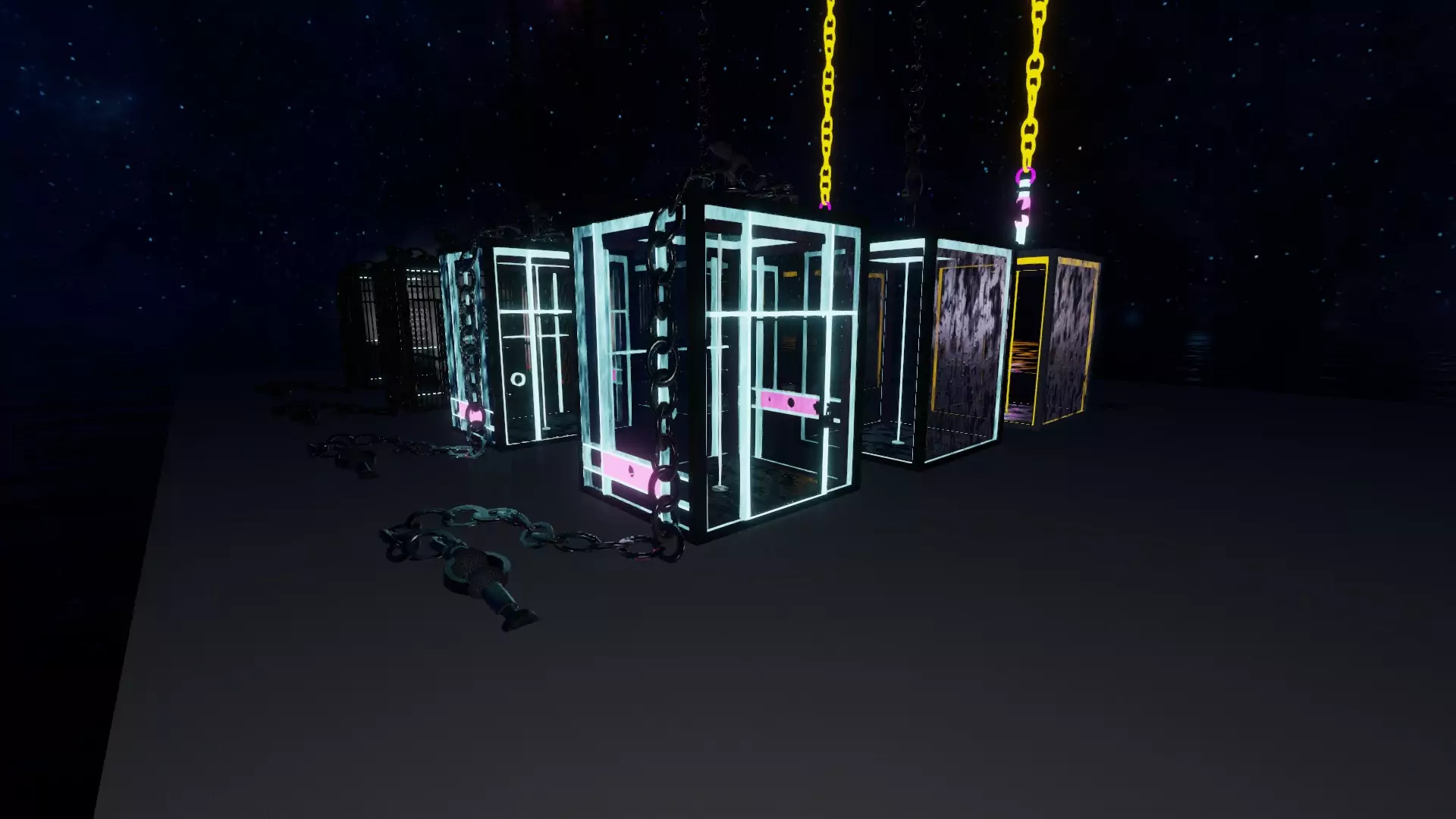 Neon cage 2