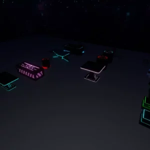 Modern Neon Table By Yoko…