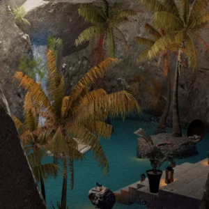 Tropical Midnight Oasis…