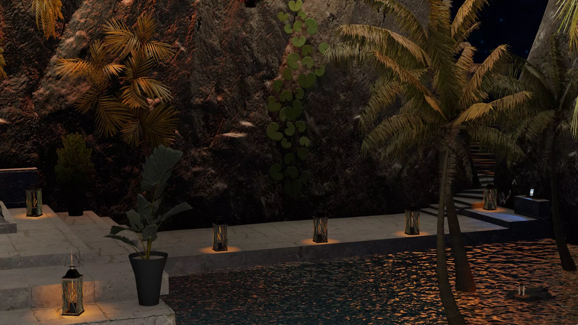 Tropical Midnight Oasis 2