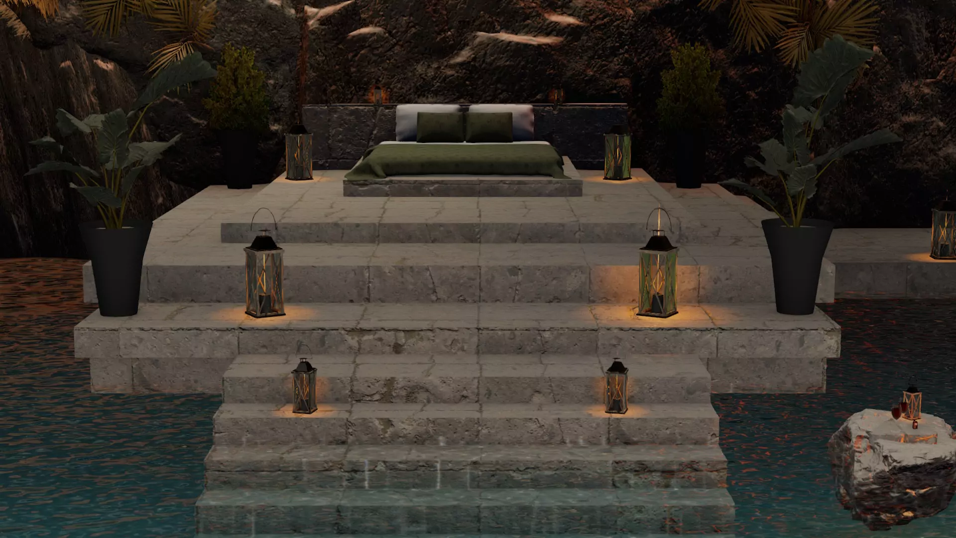 Tropical Midnight Oasis 4