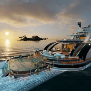 Golden Hour Luxury Yacht by SweetTi…