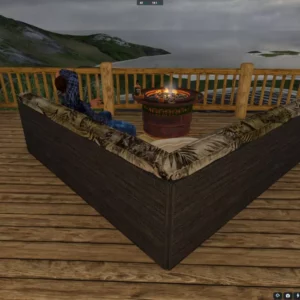 Gas Fire Pit with Outdoor Furniture…