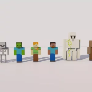 Minecraft Set by Queen…