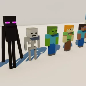 Minecraft Set by Queen…