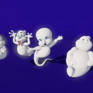 Casper the Ghost and his family by …