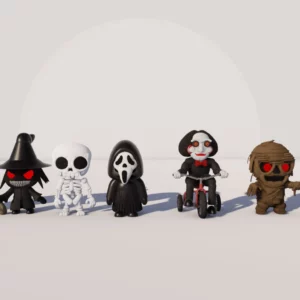 Cute Halloween Monsters by Queen…
