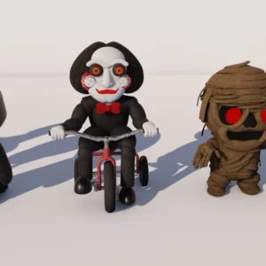 Cute Halloween Monsters by Queen…