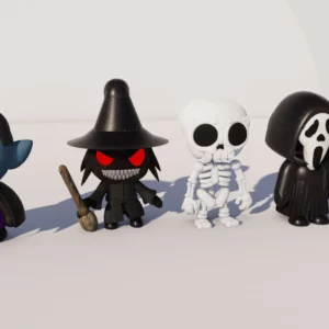 Cute Halloween Monsters by Queen…