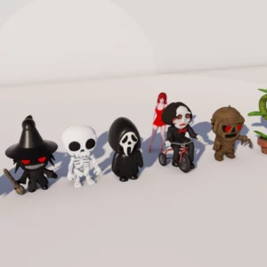 Cute Halloween Monsters by Queen…