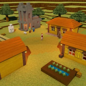 Minecraft Village by Queen…