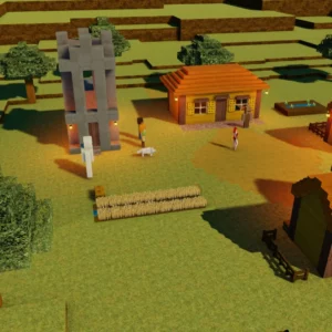 Minecraft Village by Queen…