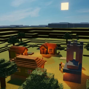 Minecraft Village by Queen…