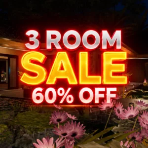 📌 3 ROOM Save $149 (60% OFF) …